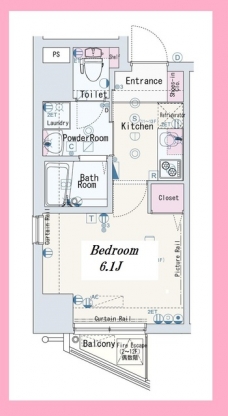 アイフェリーク神田の間取り図