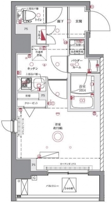 ユリカロゼＡＺ亀戸IIの間取り図