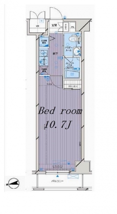 メインステージ大山の間取り図