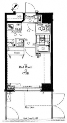 ARTESSIMO SHIMURASAKAUEの間取り図