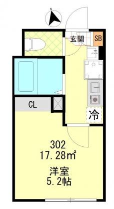パティシオン中板橋の間取り図