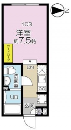 LAPiS下目黒の間取り図