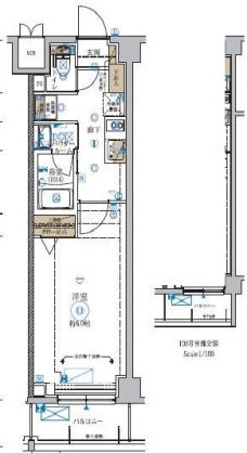 ガリシア板橋の間取り図