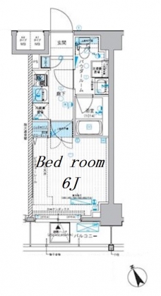 メインステージ川口WESTの間取り図
