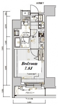 メインステージ十条IIの間取り図