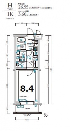 ジーベック小竹向原の間取り図