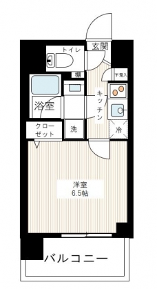 ＡＲＣＯＢＡＬＥＮＯ ＭＵＳＡＳＨＩＫＯＳＵＧＩの間取り図