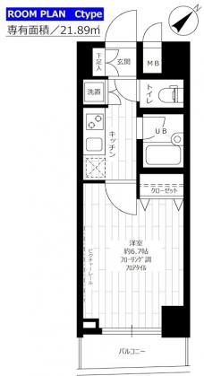 ステージファースト三軒茶屋IIの間取り図