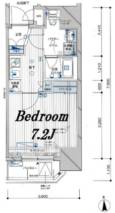 メインステージ西蒲田IIの間取り図