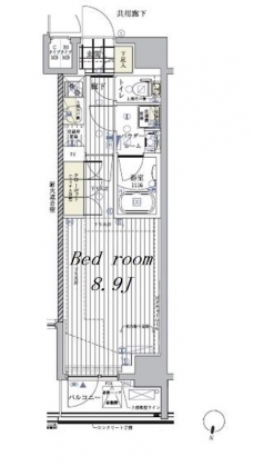 メインステージ自由が丘の間取り図