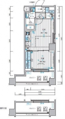 メインステージ錦糸町IXの間取り図
