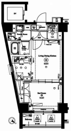 アクサス代々木公園の間取り図