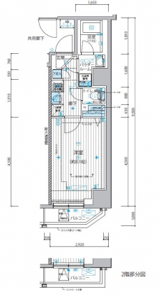 メインステージ入谷IIIの間取り図