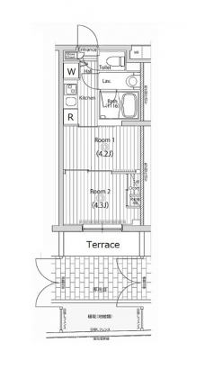 ガーラ・ヴィスタ調布の間取り図