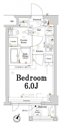 アクサス品川レジデンスの間取り図