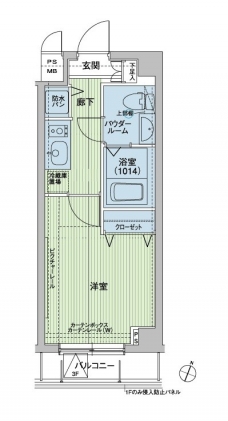メインステージ多摩川の間取り図