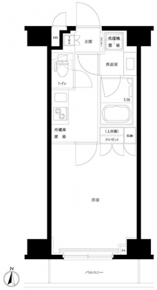 ルーブル東武練馬弐番館の間取り図