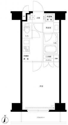 ルーブル東武練馬弐番館の間取り図