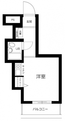 スカイコート両国の間取り図