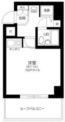 ライオンズマンション目黒不動前の間取り図
