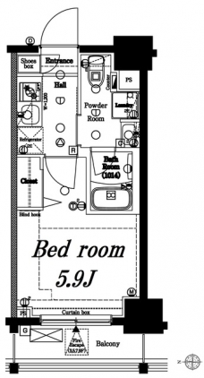 アクサス旗の台の間取り図