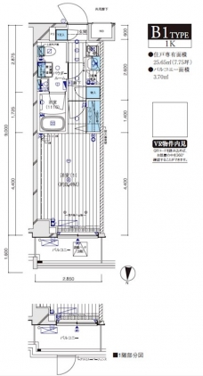 メインステージ本蓮沼の間取り図
