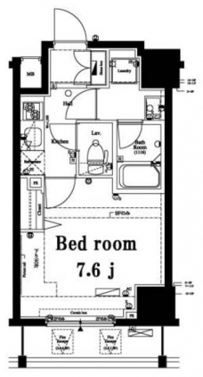 アクサス汐留の間取り図