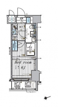 メインステージ北千住IVの間取り図