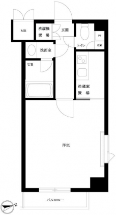 ルーブル渋谷松濤の間取り図
