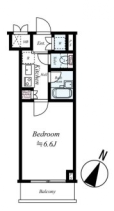ルーブル渋谷初台の間取り図