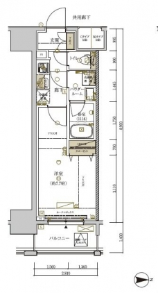 MAINGRANDIA ASAKUSAの間取り図