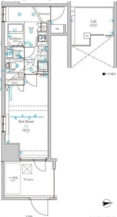 グランシアタワー亀戸の間取り図