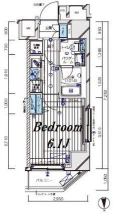 メインステージ北千住Vの間取り図