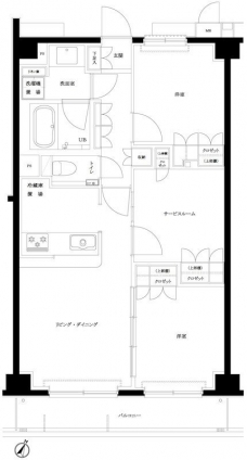 エルデンシア南大泉の間取り図