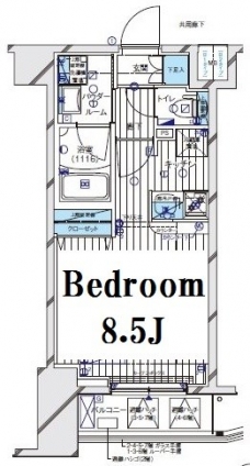 メインステージ板橋EASTの間取り図