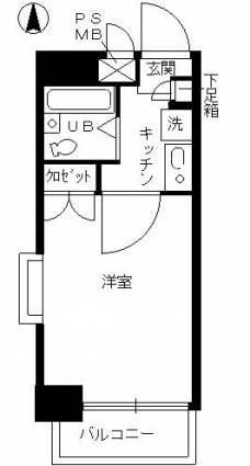 フェニックス早稲田の間取り図