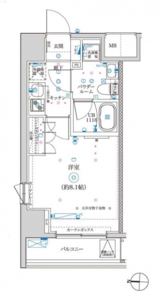 イアース練馬の間取り図