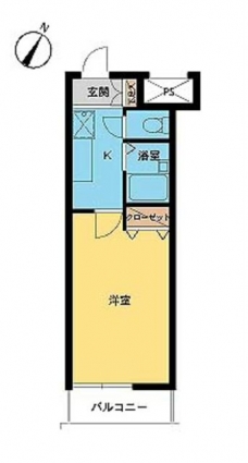 スカイコート神田の間取り図