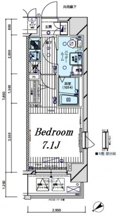 メインステージ亀戸の間取り図