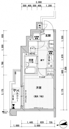 メインステージ桜上水の間取り図