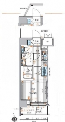 メインステージ元住吉の間取り図