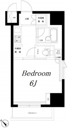 ルーブル豊島千石の間取り図