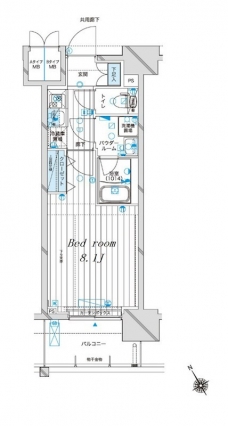 メインステージ駒込ラ・ヴェールの間取り図