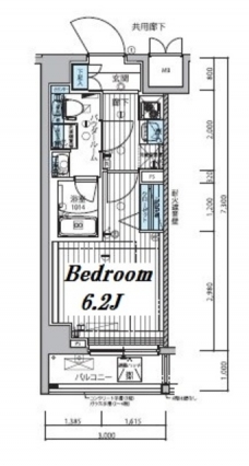 メインステージ武蔵小杉の間取り図