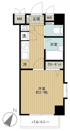 トーシンフェニックス初台の間取り図