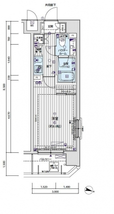 メインステージ滝野川桜通りの間取り図