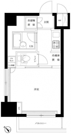 ルーブル豊島千石の間取り図