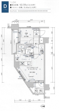 メインステージ浅草入谷IIの間取り図