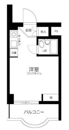 マリオン新宿の間取り図