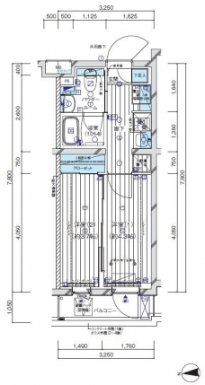 メインステージ大森の間取り図